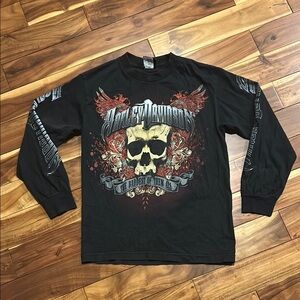 Vintage Harley-Davidson Black Graphic Women’s Shirt